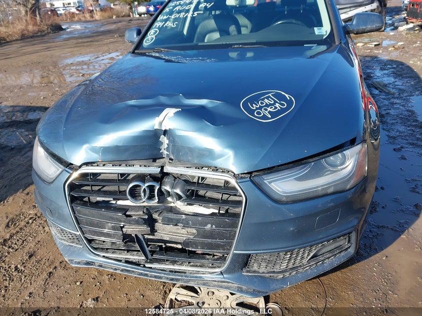 2015 Audi A4 Premium VIN: WAUBFCFL6FN018165 Lot: 12584725