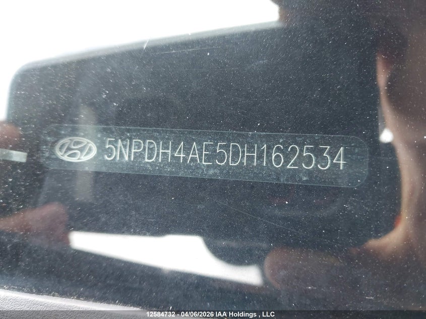 2013 Hyundai Elantra Gls/Limited VIN: 5NPDH4AE5DH162534 Lot: 12584732