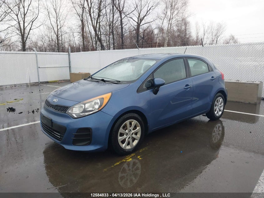 2016 Kia Rio, Удар сзади, IAAI, VIN KNADM5A34G6735323 — фото 2