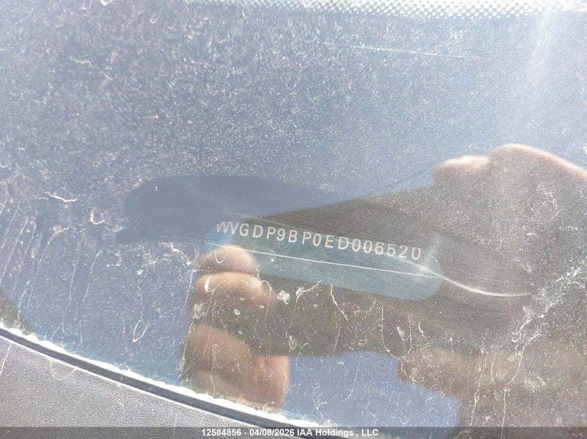 2014 Volkswagen Touareg Tdi VIN: WVGDP9BP0ED006520 Lot: 12584856