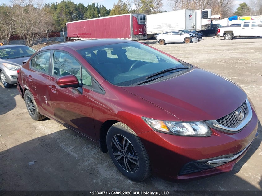 2014 Honda Civic Lx VIN: 2HGFB2F46EH001801 Lot: 12584871