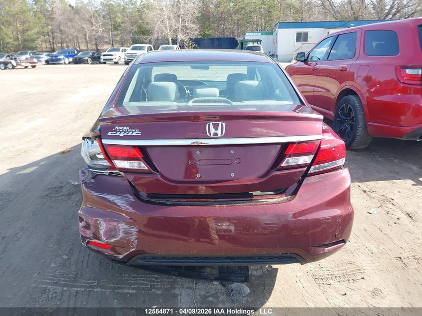 2014 Honda Civic Lx VIN: 2HGFB2F46EH001801 Lot: 12584871