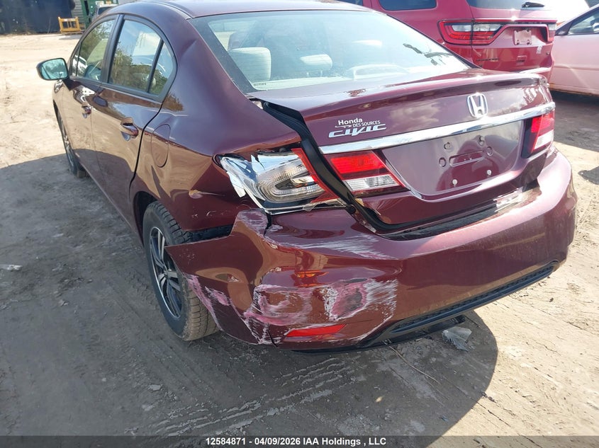 2014 Honda Civic Lx VIN: 2HGFB2F46EH001801 Lot: 12584871