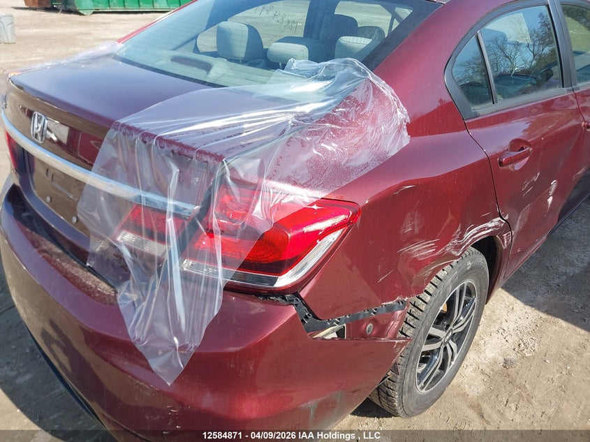 2014 Honda Civic Lx VIN: 2HGFB2F46EH001801 Lot: 12584871