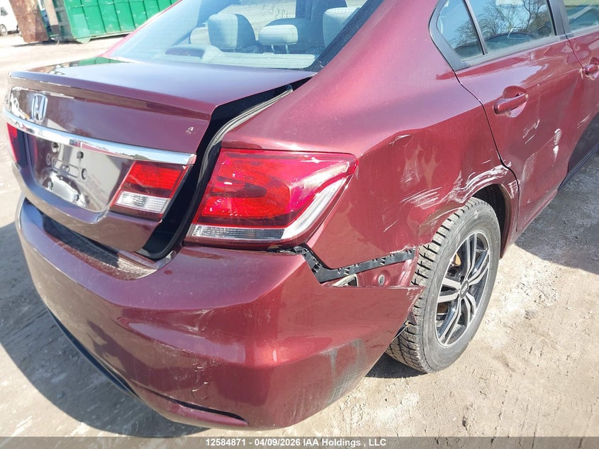 2014 Honda Civic Lx VIN: 2HGFB2F46EH001801 Lot: 12584871