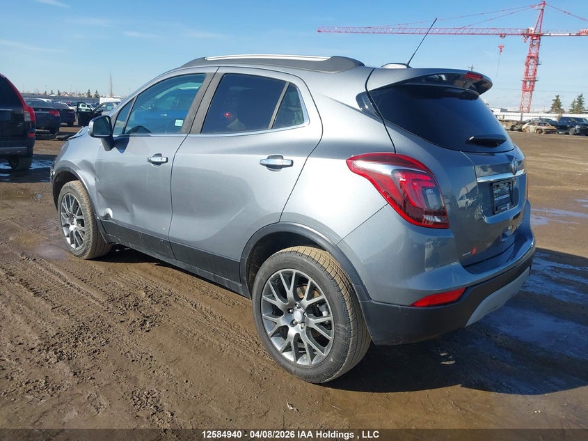 Vin: kl4cj2sb0kb848272, lot: 2980777, buick encore sport touring 20193
