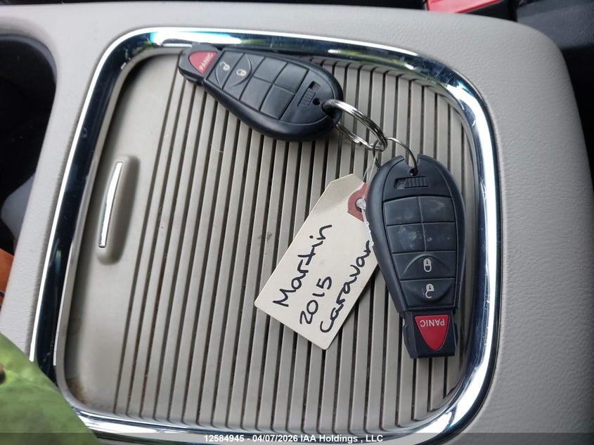 2015 Dodge Grand Caravan Se/Sxt VIN: 2C4RDGBG8FR702600 Lot: 12584945