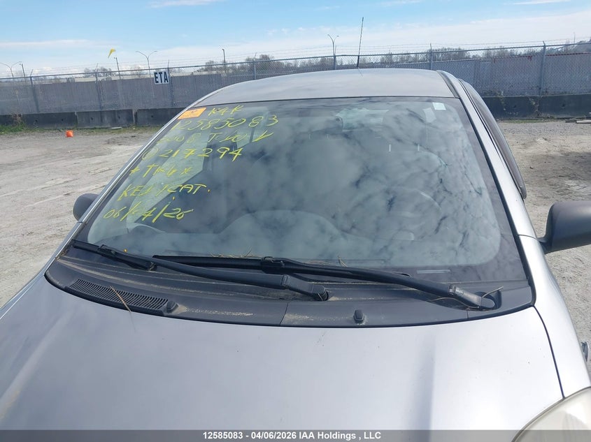 2008 Toyota Yaris VIN: JTDKT923585217294 Lot: 12585083