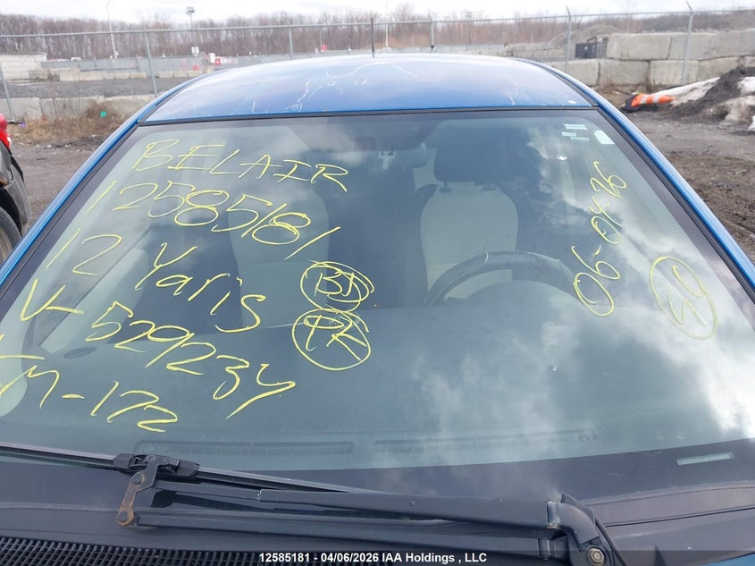 2012 Toyota Yaris VIN: JTDKTUD34CD529234 Lot: 12585181