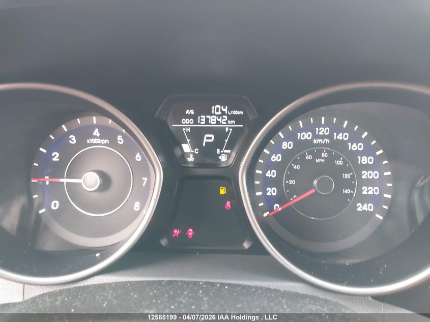 2013 Hyundai Elantra VIN: 5NPDH4AE1DH380308 Lot: 12585199