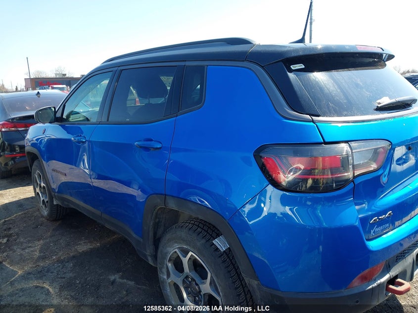 2022 Jeep Compass Trailhawk Elite VIN: 3C4NJDDB4NT168417 Lot: 12585362
