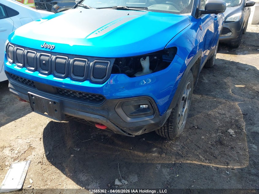 2022 Jeep Compass Trailhawk Elite VIN: 3C4NJDDB4NT168417 Lot: 12585362