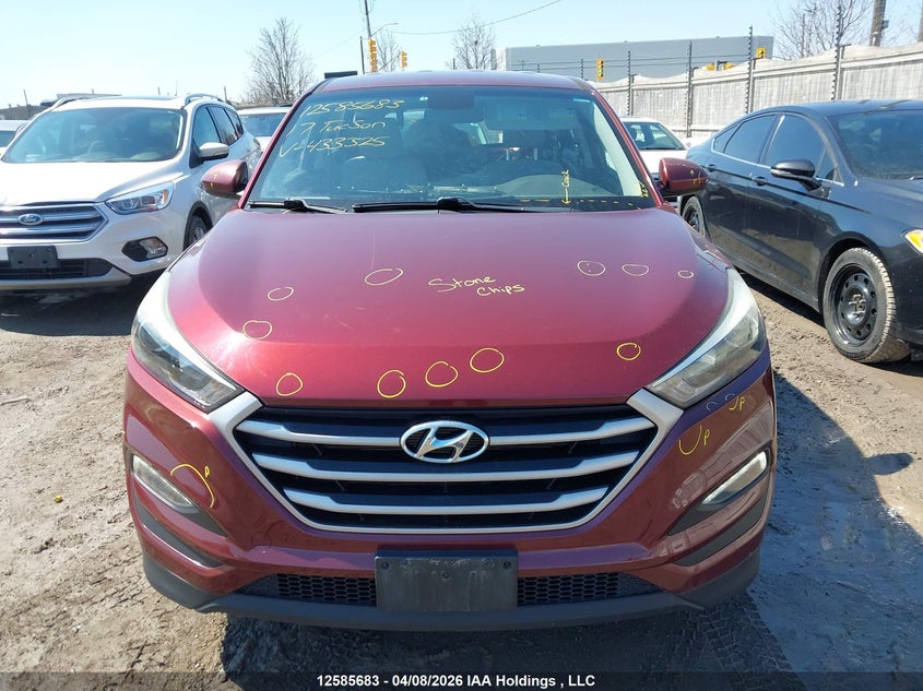 2017 Hyundai Tucson VIN: KM8J23A48HU433325 Lot: 12585683