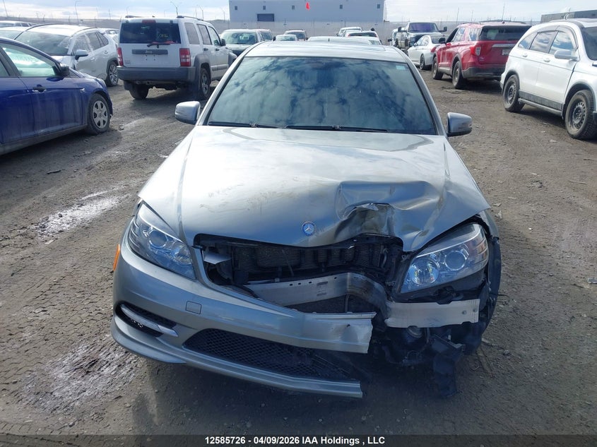 2011 Mercedes-Benz C 250 4Matic VIN: WDDGF8FB8BF537452 Lot: 12585726