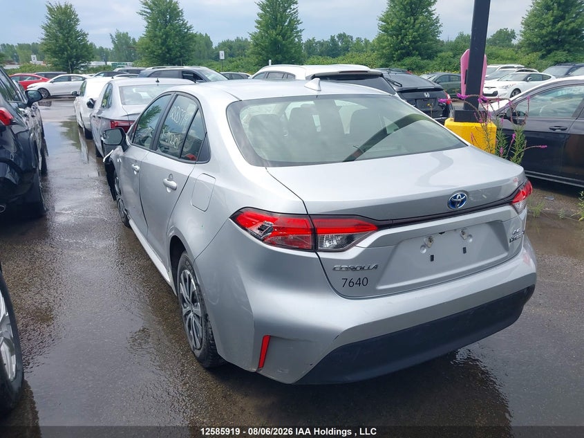 Vin: jtdbcmfe9p3012201, lot: 2981823, toyota corolla hybrid le 20233