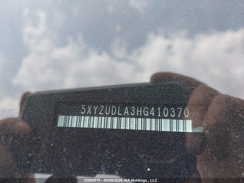 2017 Hyundai Santa Fe Sport 2.0T Se VIN: 5XYZUDLA3HG410370 Lot: 12585979