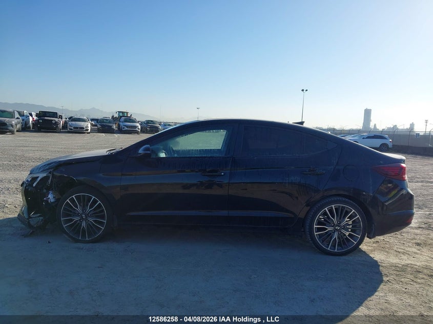 2019 Hyundai Elantra Sel/Value/Limited VIN: KMHD84LFXKU837850 Lot: 12586258