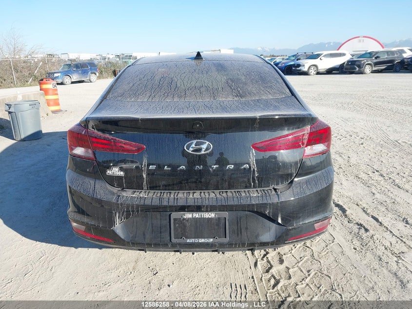 2019 Hyundai Elantra Sel/Value/Limited VIN: KMHD84LFXKU837850 Lot: 12586258