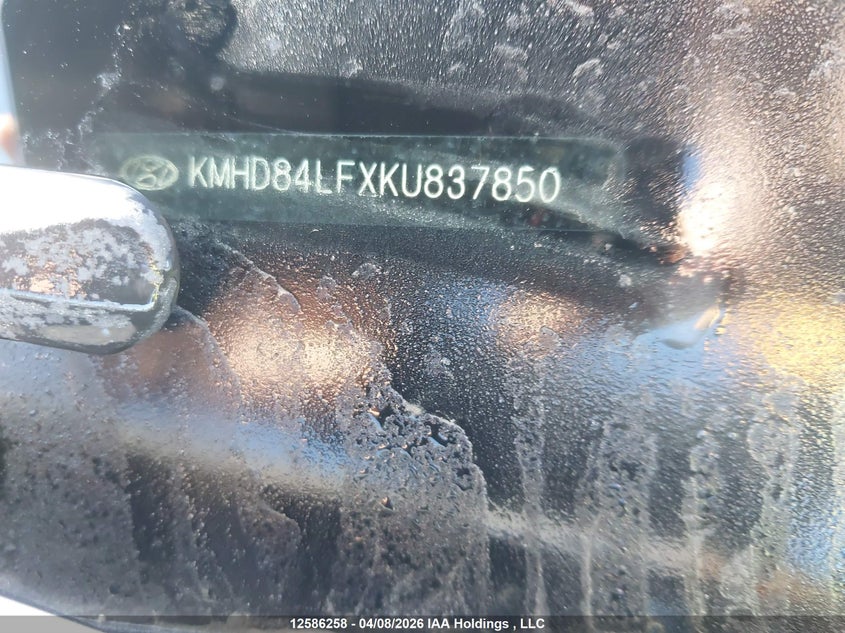 2019 Hyundai Elantra Sel/Value/Limited VIN: KMHD84LFXKU837850 Lot: 12586258