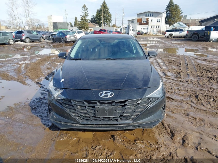 2022 Hyundai Elantra Preferred Ivt VIN: KMHLM4AG4NU215638 Lot: 12586281