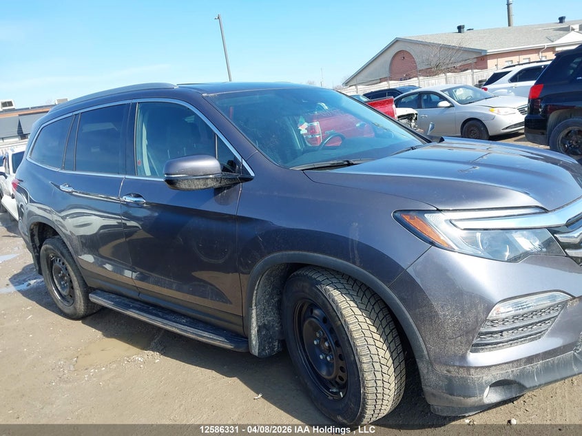 2017 Honda Pilot Touring VIN: 5FNYF6H95HB508341 Lot: 12586331