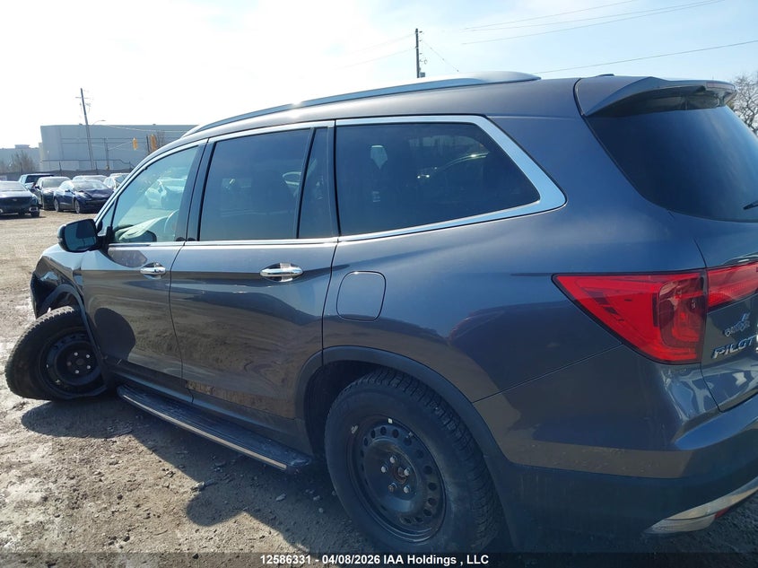 2017 Honda Pilot Touring VIN: 5FNYF6H95HB508341 Lot: 12586331