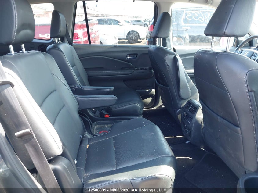 2017 Honda Pilot Touring VIN: 5FNYF6H95HB508341 Lot: 12586331