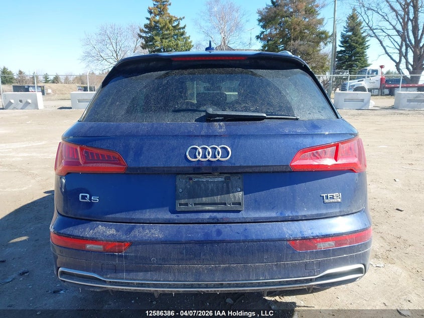 2018 Audi Q5 Technik S-Line VIN: WA1FNAFY1J2037198 Lot: 12586386