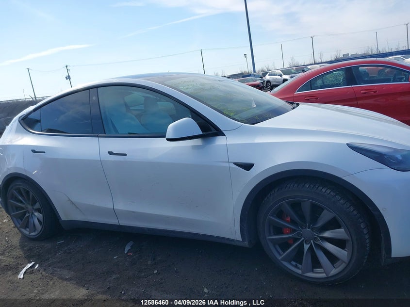 2022 Tesla Model Y Performance VIN: 7SAYGDEF7NF373356 Lot: 12586460