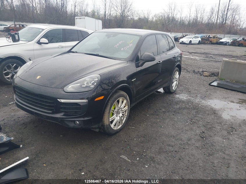 Vin: wp1ae2a27gla60480, lot: 2982470, porsche cayenne se hybrid 20162