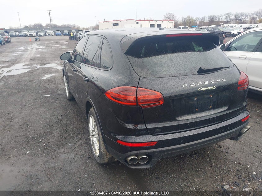 Vin: wp1ae2a27gla60480, lot: 2982470, porsche cayenne se hybrid 20163