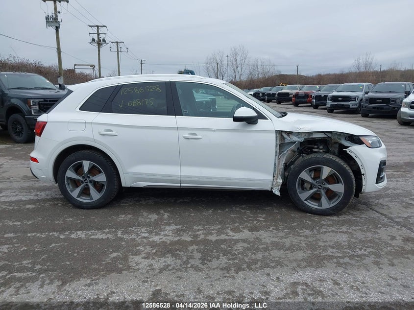 2021 Audi Q5 Premium VIN: WA1AAAFY9M2068175 Lot: 12586528