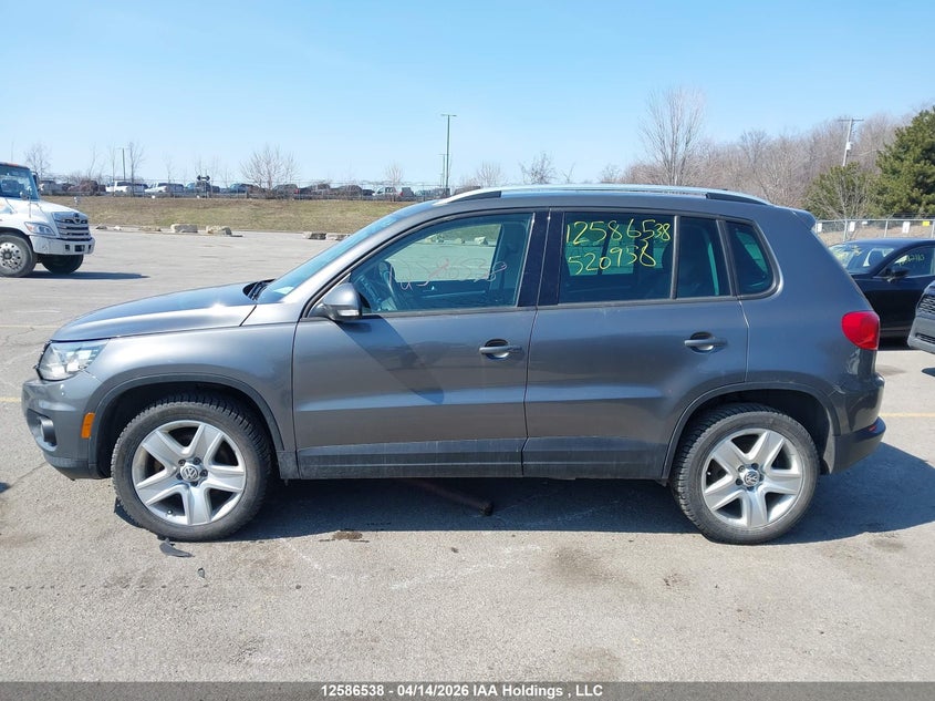 2015 Volkswagen Tiguan Comfortline/Highline/Special Edition/Trendline VIN: WVGJV7AX8FW520958 Lot: 12586538