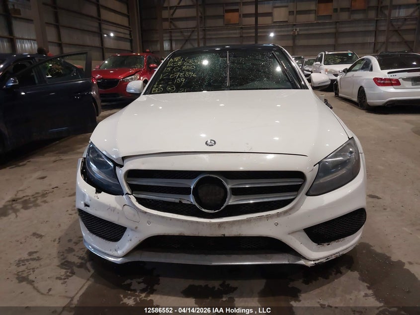 2015 Mercedes-Benz C 300 4Matic VIN: 55SWF4KB9FU078896 Lot: 12586552