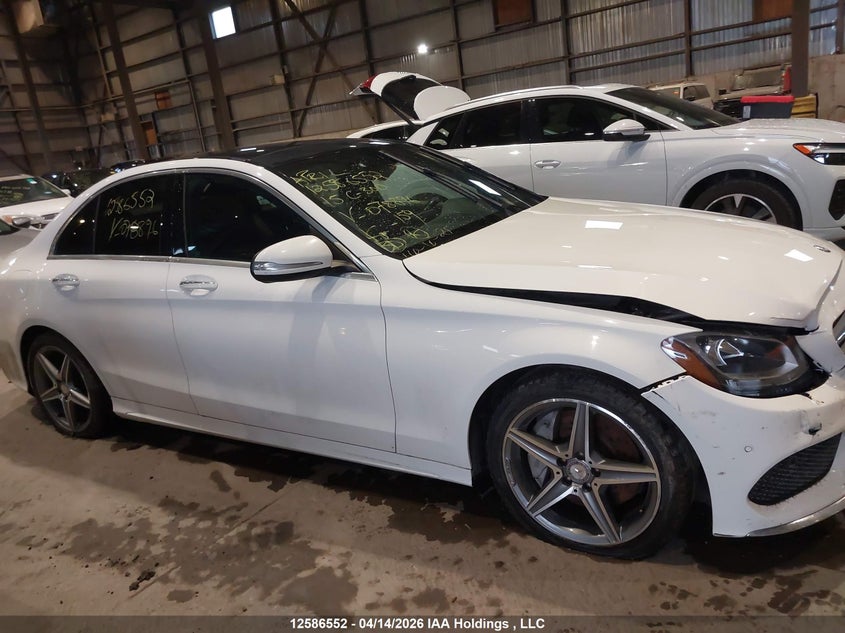 2015 Mercedes-Benz C 300 4Matic VIN: 55SWF4KB9FU078896 Lot: 12586552