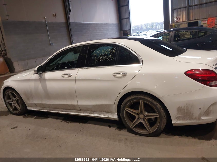 2015 Mercedes-Benz C 300 4Matic VIN: 55SWF4KB9FU078896 Lot: 12586552