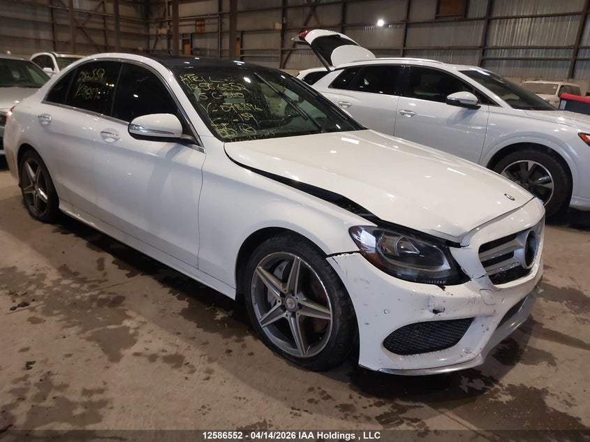 2015 Mercedes-Benz C 300 4Matic VIN: 55SWF4KB9FU078896 Lot: 12586552