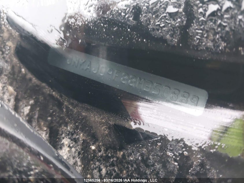 2008 Infiniti Ex35 Journey VIN: JNKAJ09F88M350889 Lot: 12565256X