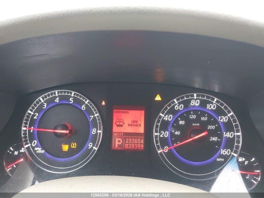 2008 Infiniti Ex35 Journey VIN: JNKAJ09F88M350889 Lot: 12565256X