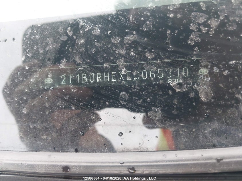 2014 Toyota Corolla S VIN: 2T1BURHEXEC065310 Lot: 12586564