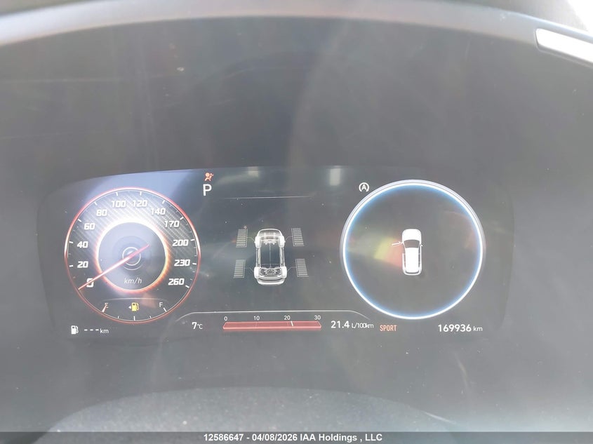 2021 Hyundai Santa Fe VIN: 5NMS5DAL8MH327035 Lot: 12586647