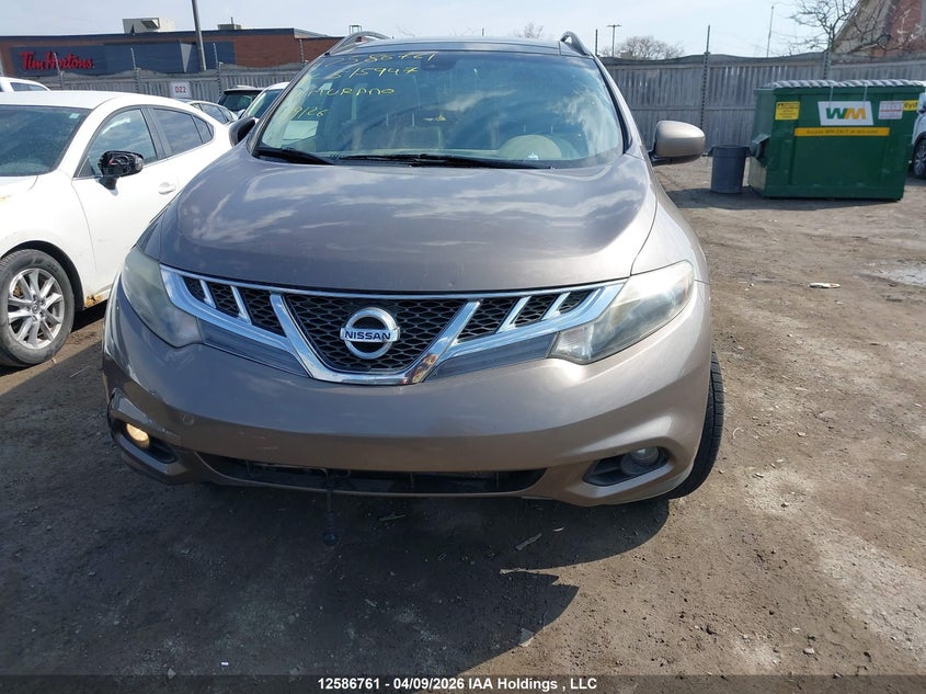 2014 Nissan Murano S/Sl/Sv/Le VIN: JN8AZ1MW6EW515947 Lot: 12586761