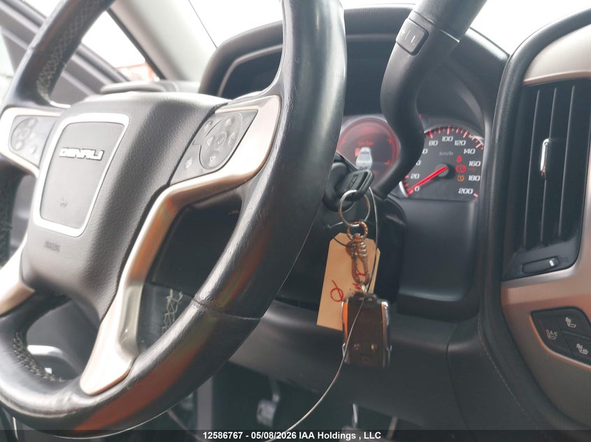 2014 Gmc SIERRA 6.2 K1500 Denali black Lot 111012586767 Vin 3GTU2WEJ0EG433188