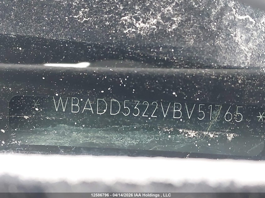 1997 BMW 528 I VIN: WBADD5322VBV51765 Lot: 12586796