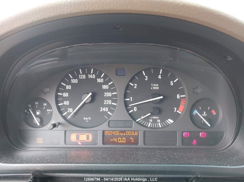 1997 BMW 528 I VIN: WBADD5322VBV51765 Lot: 12586796