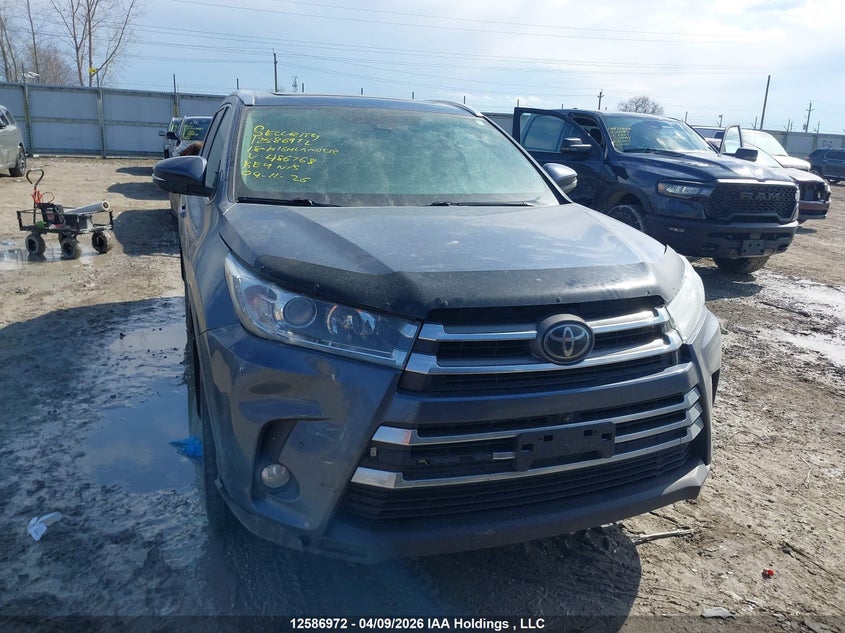 2018 Toyota Highlander Limited VIN: 5TDDZRFH2JS486768 Lot: 12586972