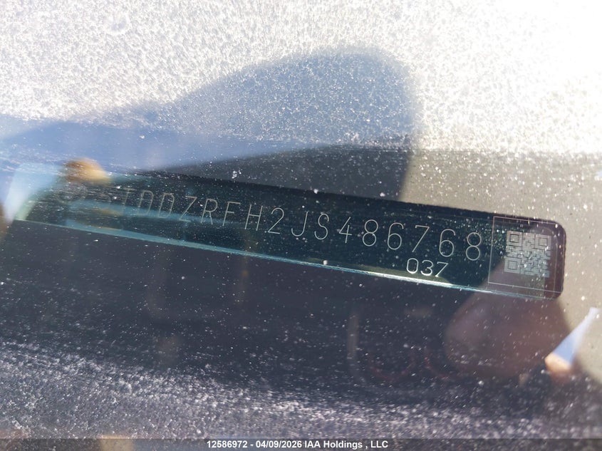 2018 Toyota Highlander Limited VIN: 5TDDZRFH2JS486768 Lot: 12586972