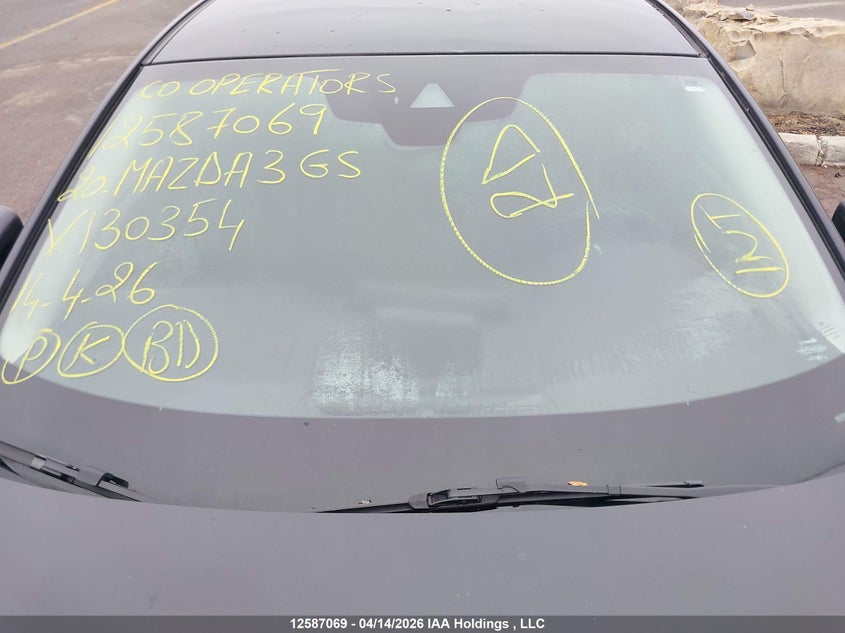 2020 Mazda Mazda3 Gs VIN: 3MZBPBCM7LM130354 Lot: 12587069