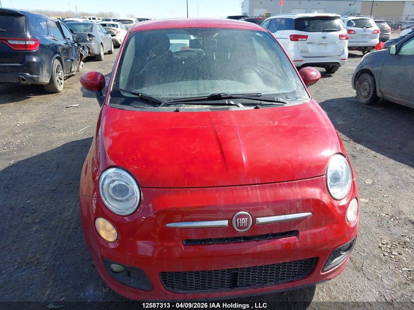 2013 Fiat 500 Sport VIN: 3C3CFFBRXDT511920 Lot: 12587313
