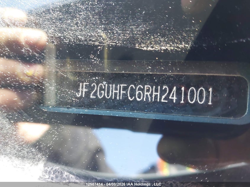 2024 Subaru Crosstrek Sport VIN: JF2GUHFC6RH241001 Lot: 12587414